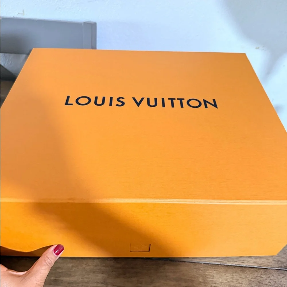 Louis Vuitton Orange Luxury Drawer Box – Authentic Designer Packaging
